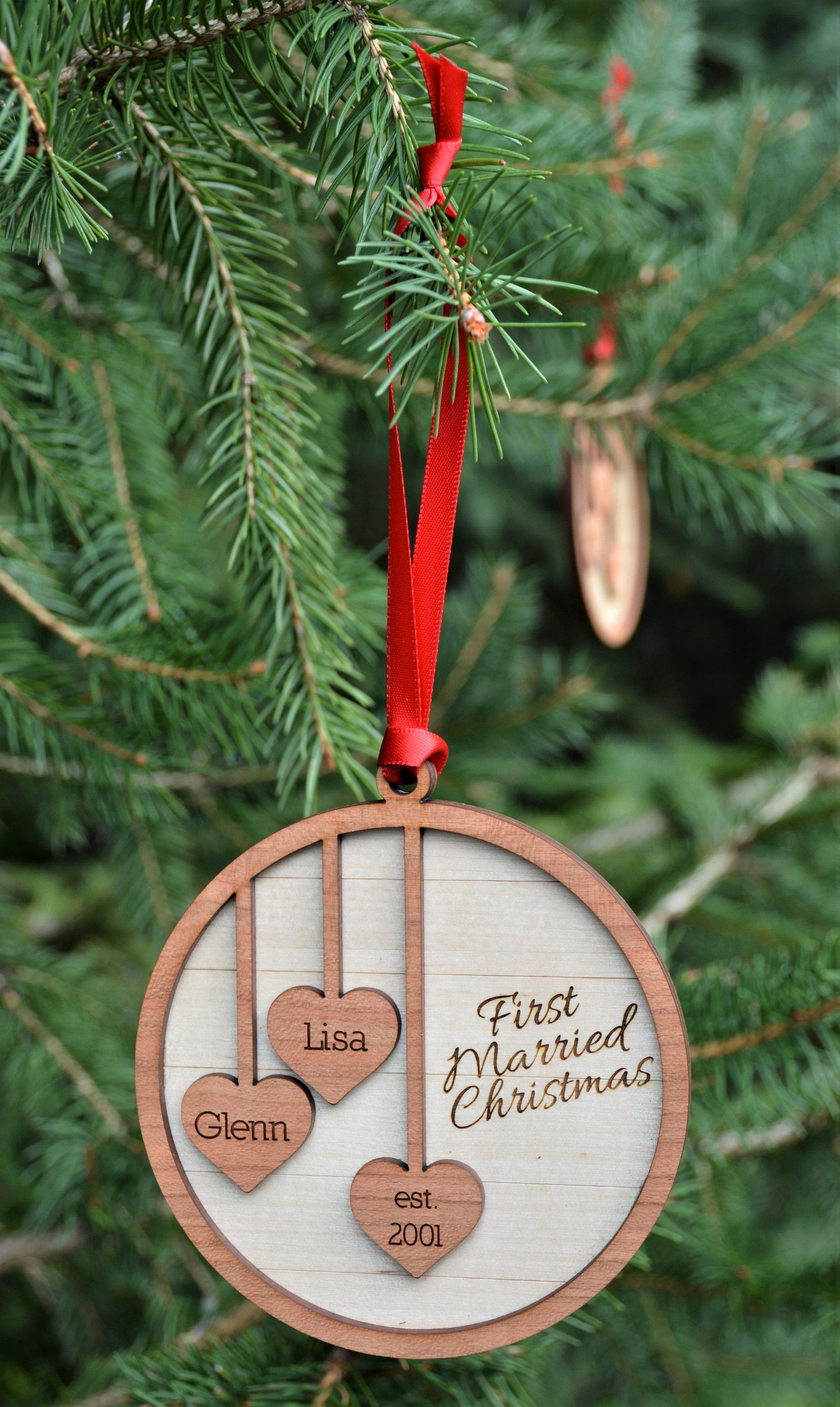 Christmas Ornament - Our first Christmas.