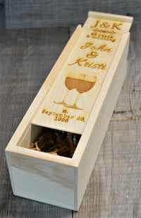 Pine Wine Boxes - Design 16.