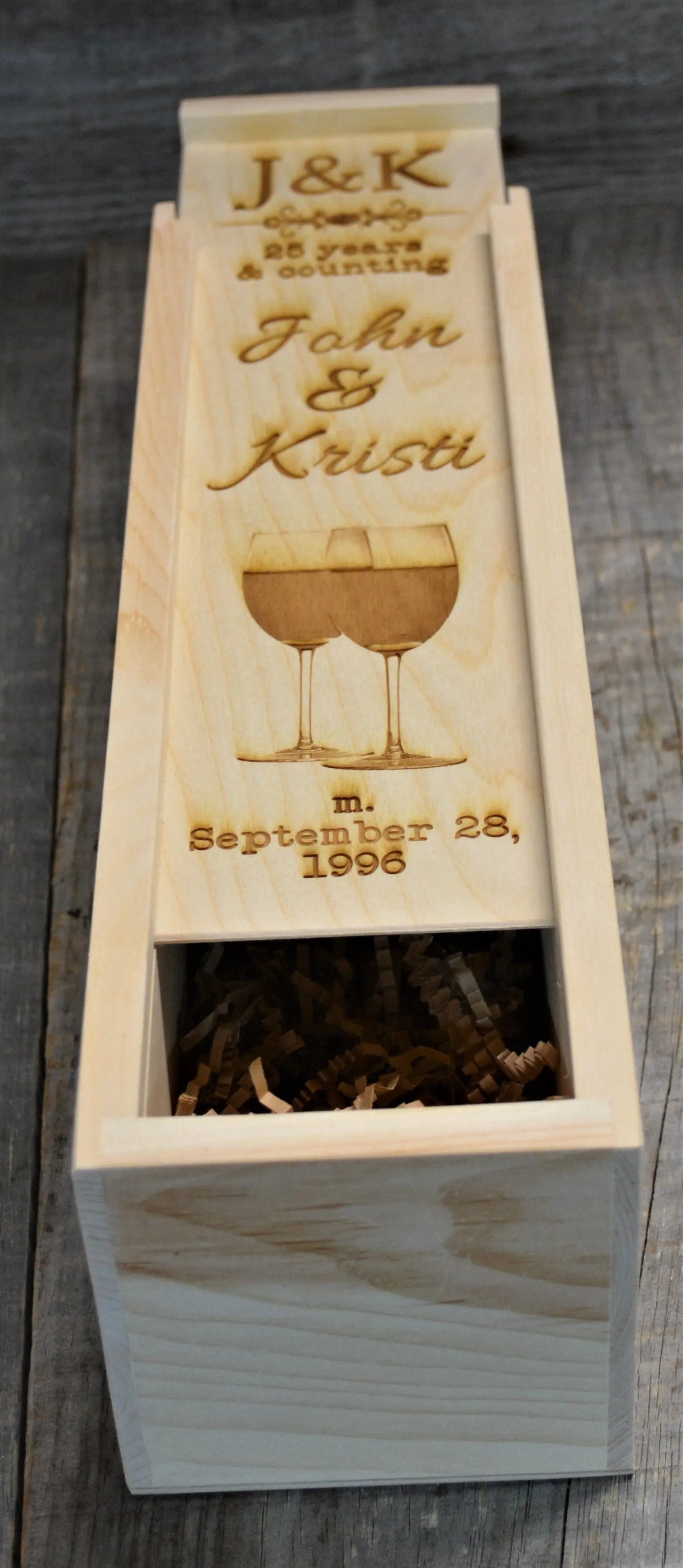 Pine Wine Boxes - Design 16.