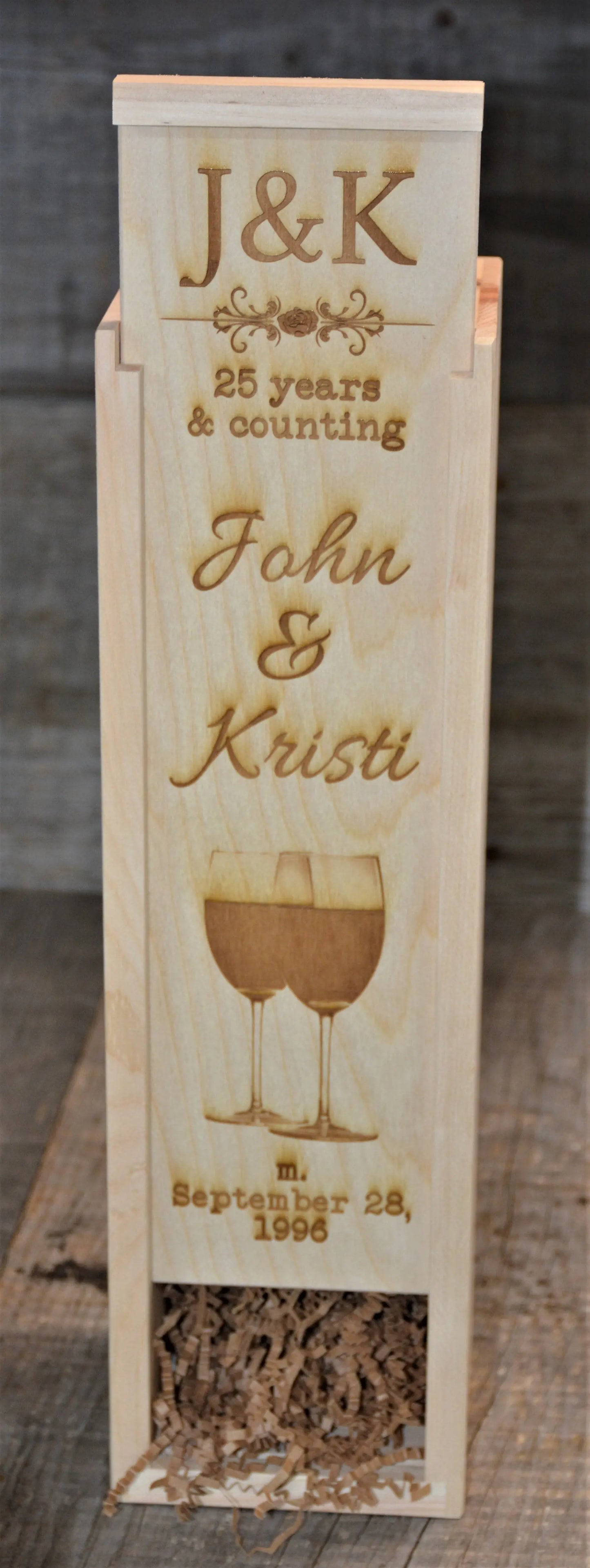 Pine Wine Boxes - Design 16.