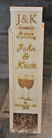 Pine Wine Boxes - Design 16.