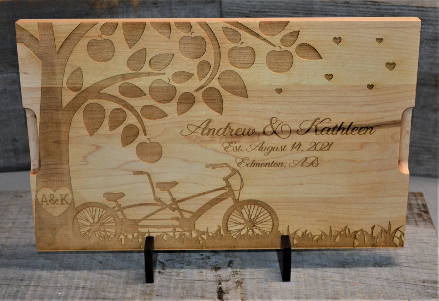 Cutting Board Stand.