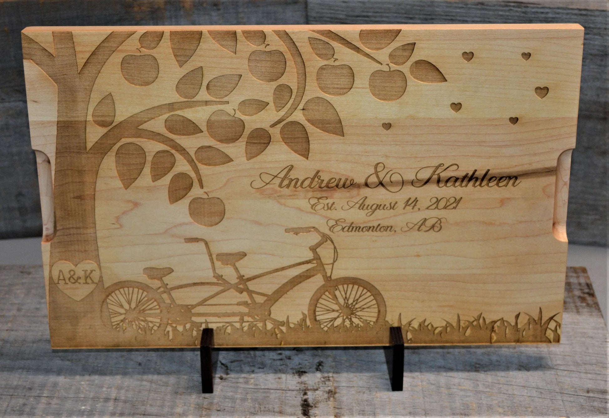 Cutting Board Stand.