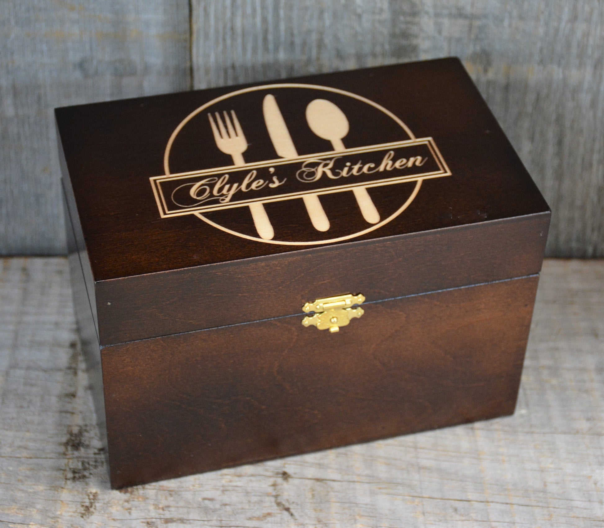 Recipe Box - Utensils Design.