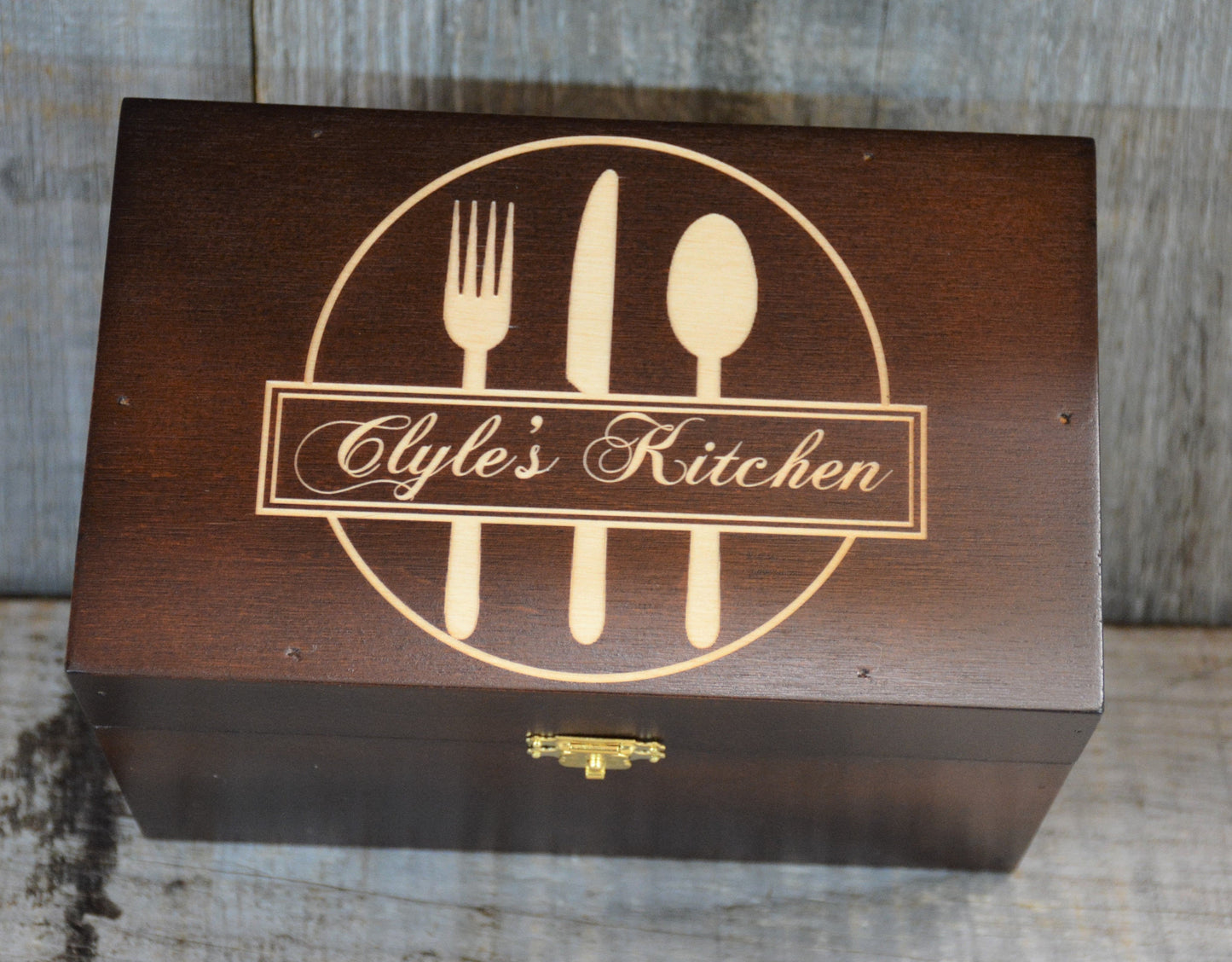 Recipe Box - Utensils Design.