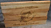 Custom Solid Maple Cutting Board  - Design 84.