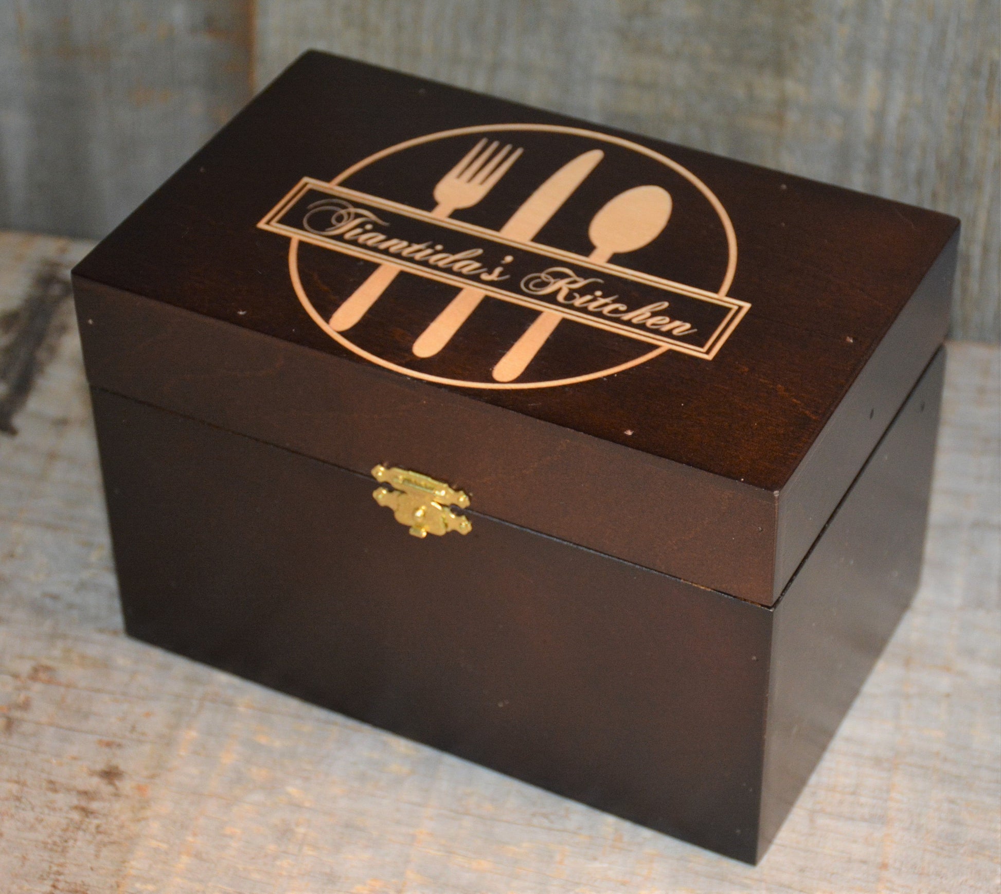 Recipe Box - Utensils Design.