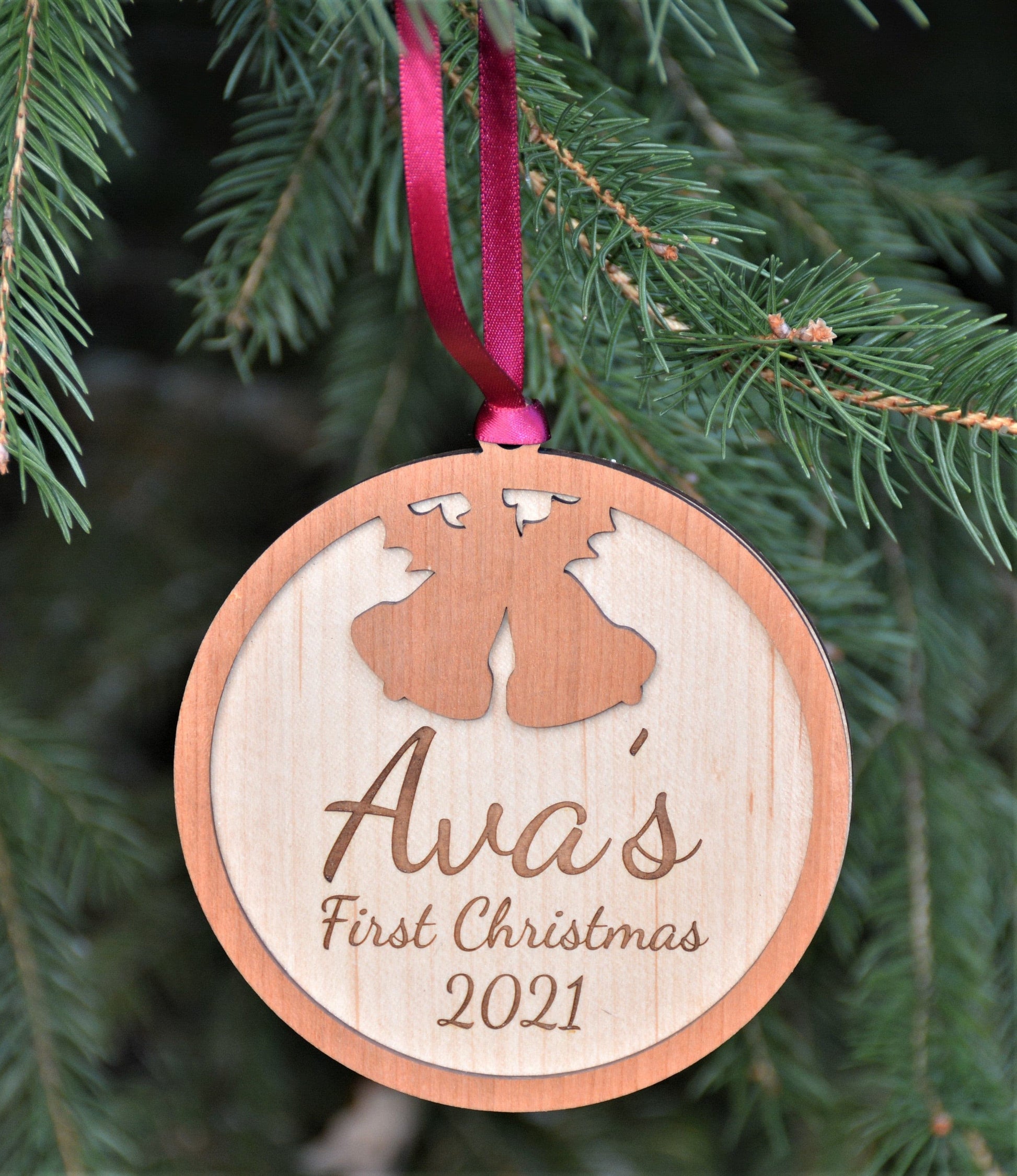 Christmas Ornament - Babies First Christmas.