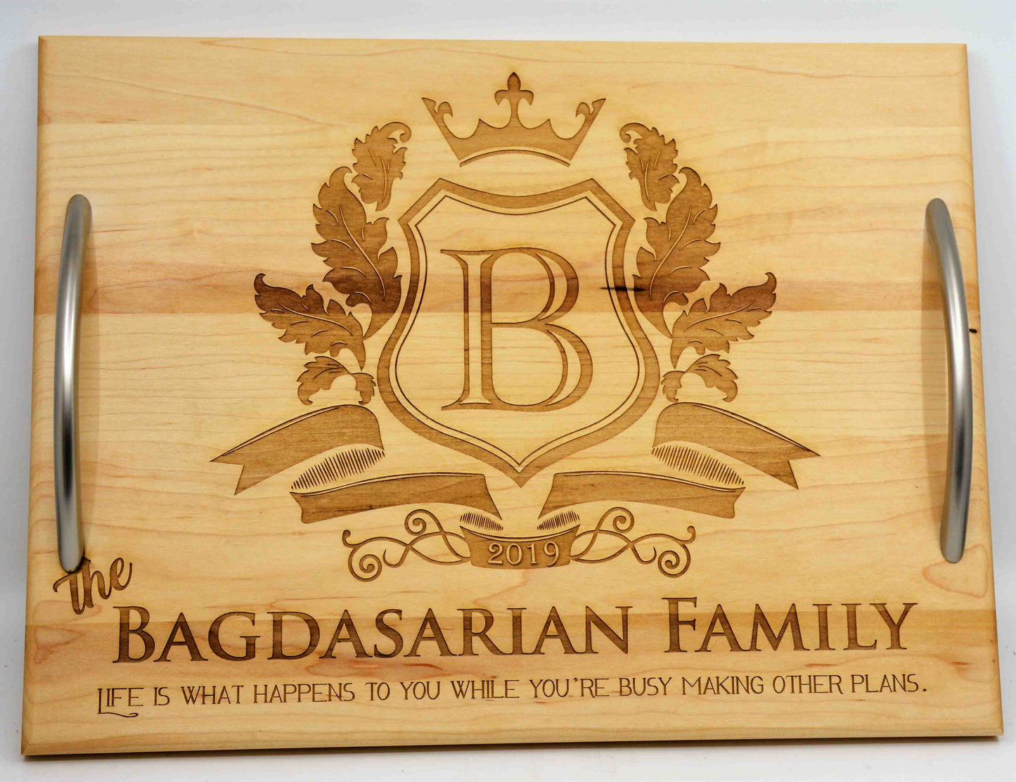 Solid Wood Serving Trays - Your Custom Design.