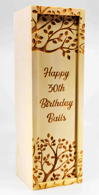 Pine Wine Boxes - Design 7.