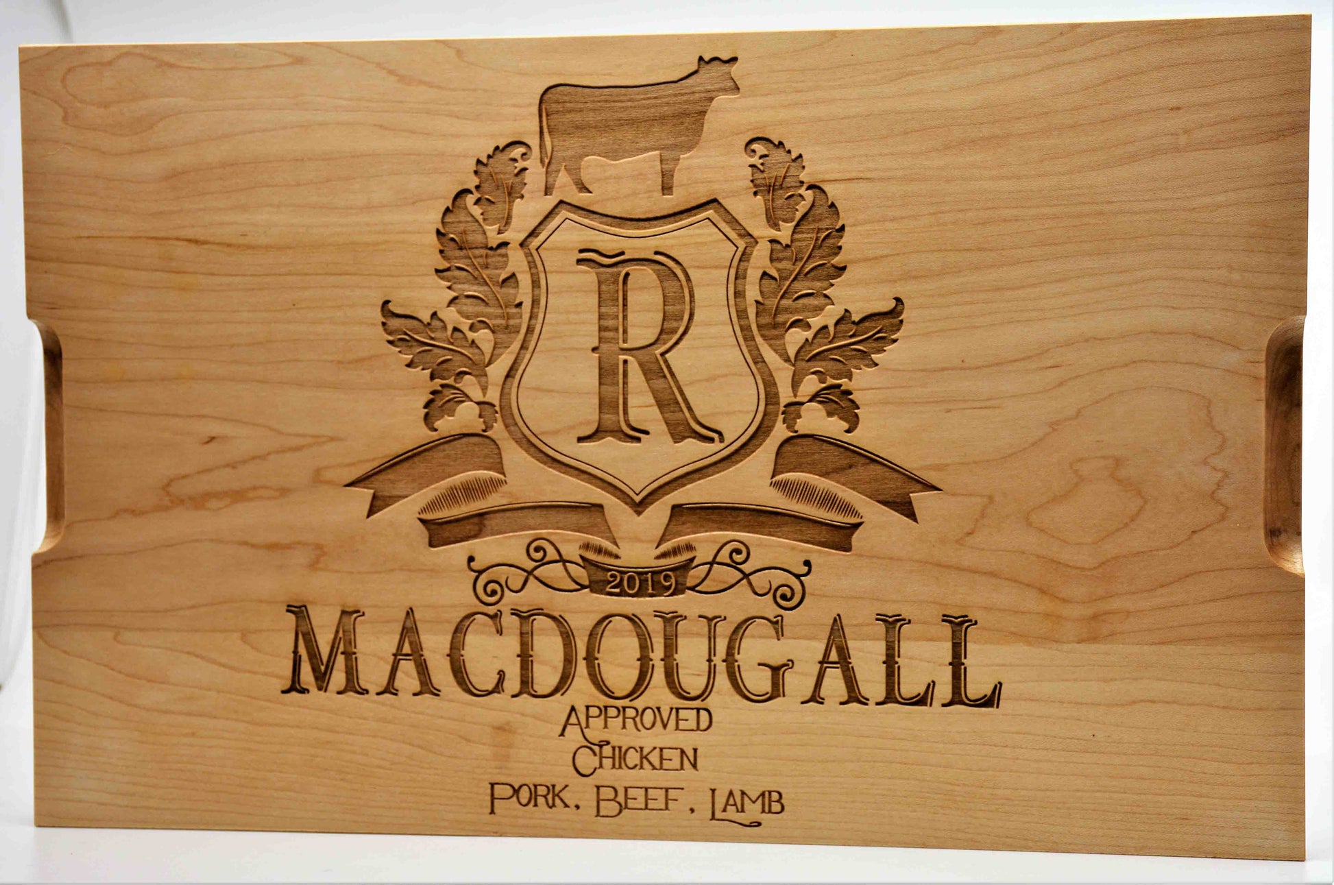 Custom Solid Maple Cutting Board Design 66.