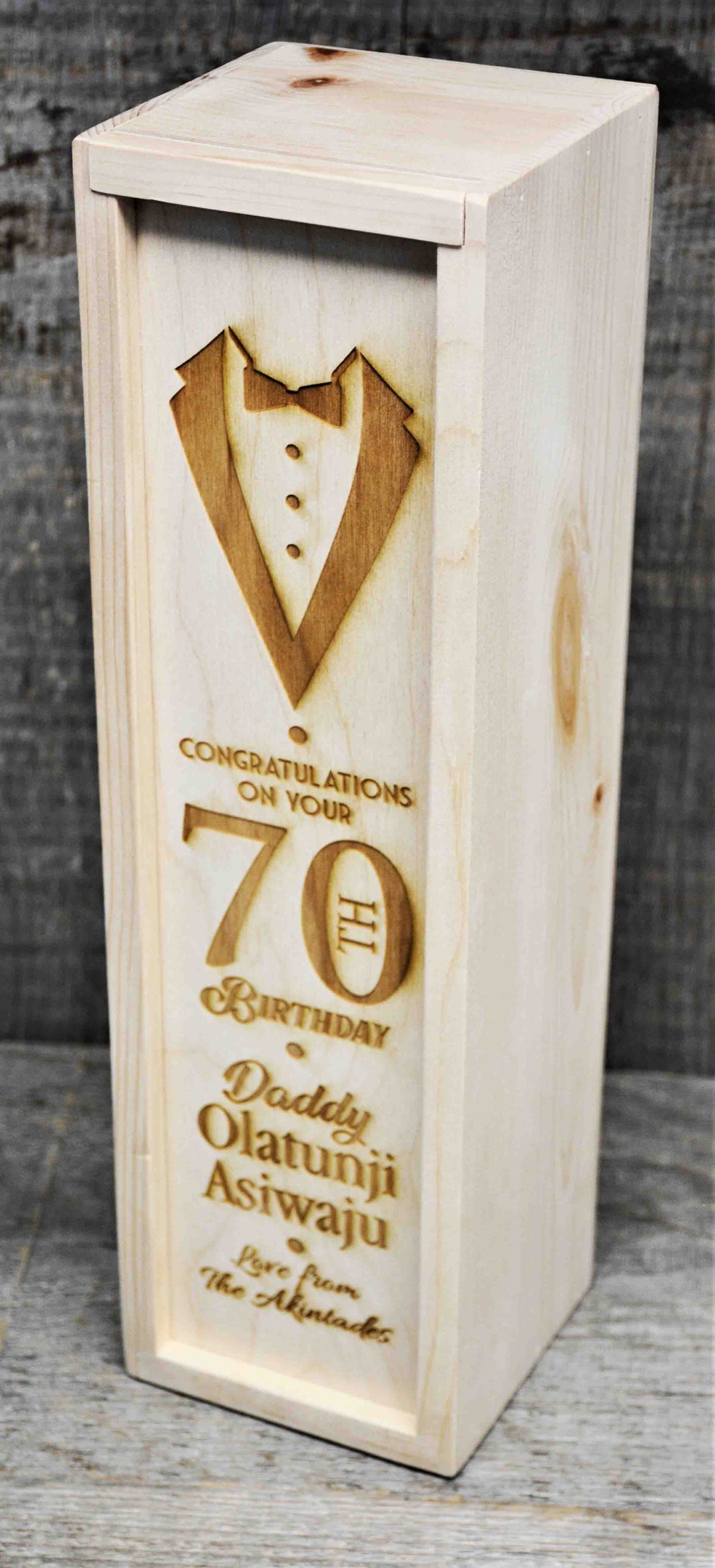 Happy Birthday Winebox Design 31.