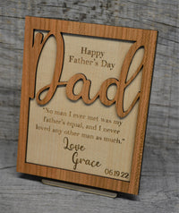 Wooden Card or Wall Art Custom Design.