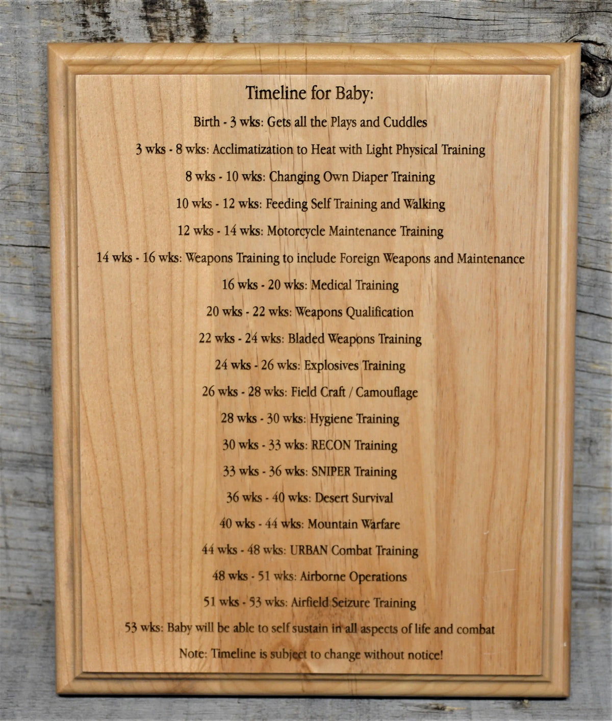 Alder Plaque.