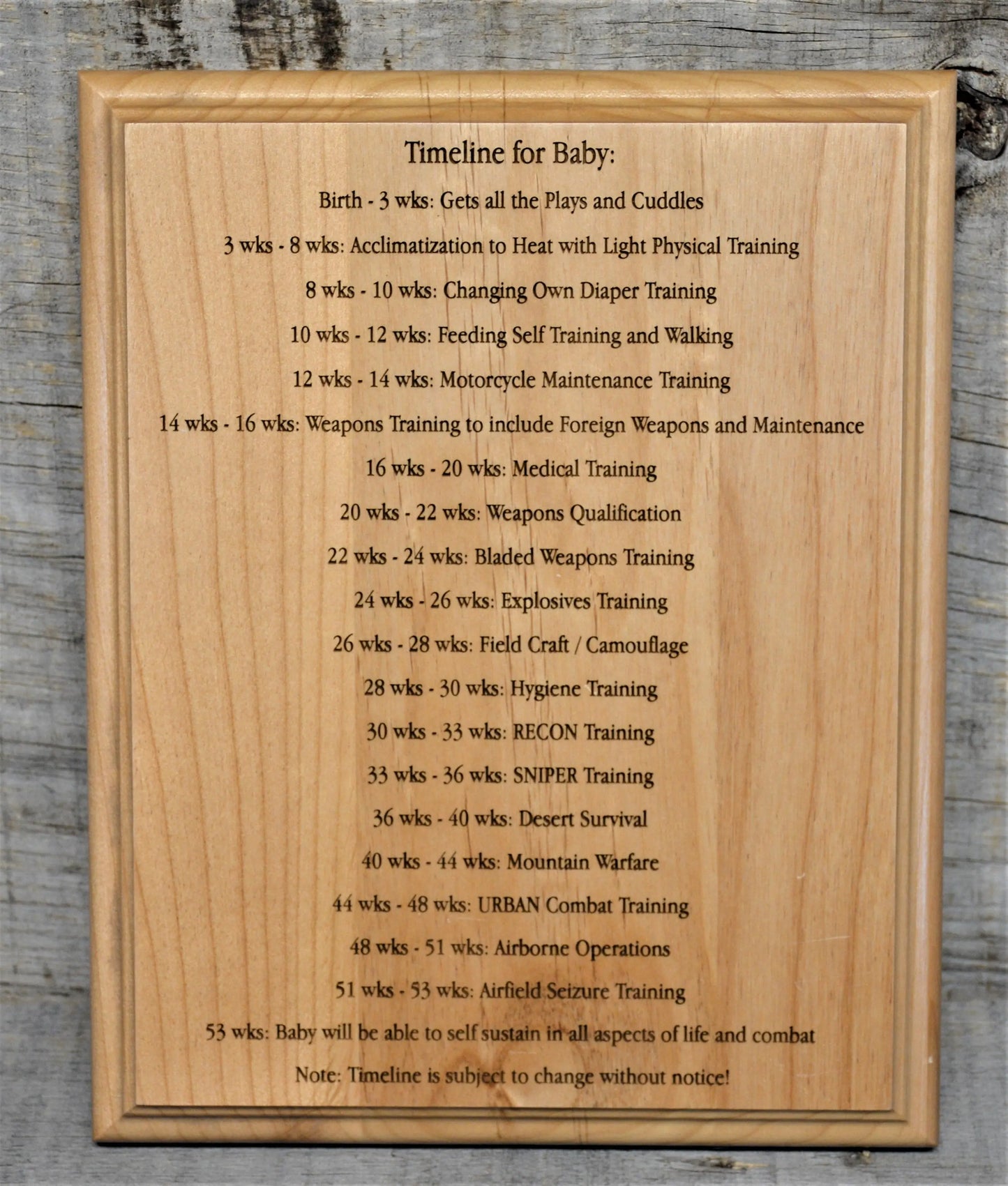 Alder Plaque.