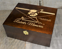 Premium Wooden Gift Box Hinged Lid With Clasp.