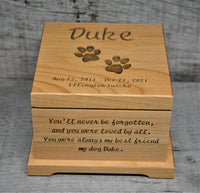 Pet Funeral Urns.