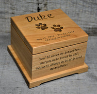 Pet Funeral Urns.