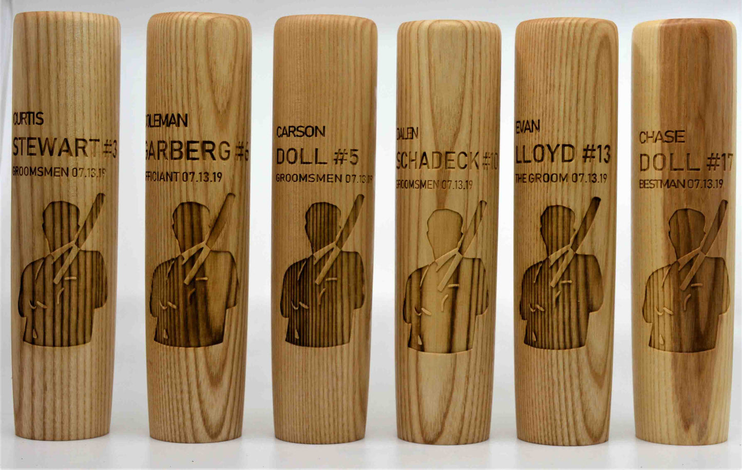 Baseball Bat Mugs - Custom Engraved 12oz.