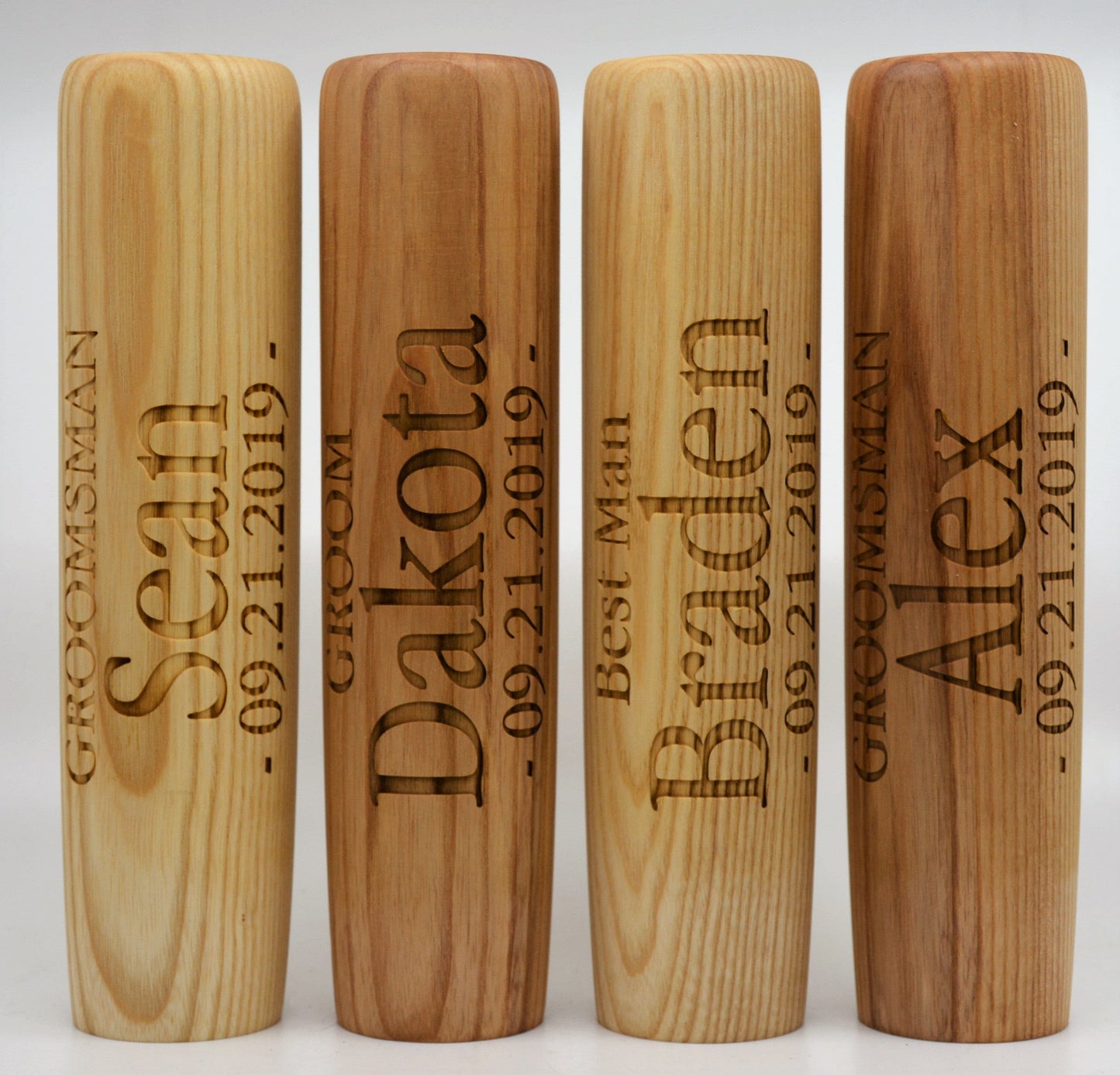 Baseball Bat Mugs - Custom Engraved 12oz.