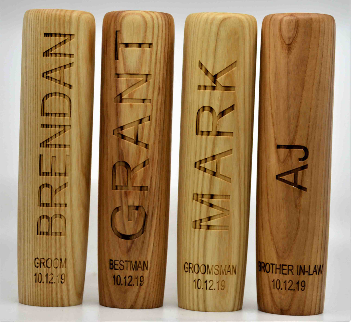 Baseball Bat Mugs - Custom Engraved 12oz.