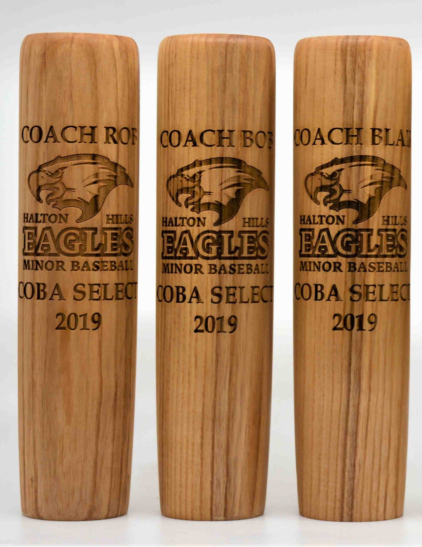 Baseball Bat Mugs - Custom Engraved 12oz.