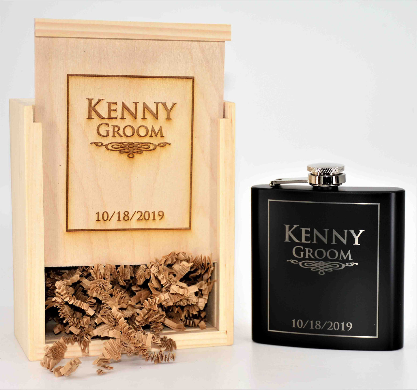 Custom Engraved Flasks Design 25.