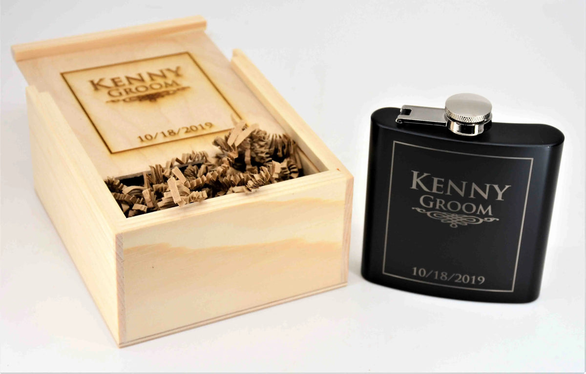 Custom Engraved Flask Design 37.