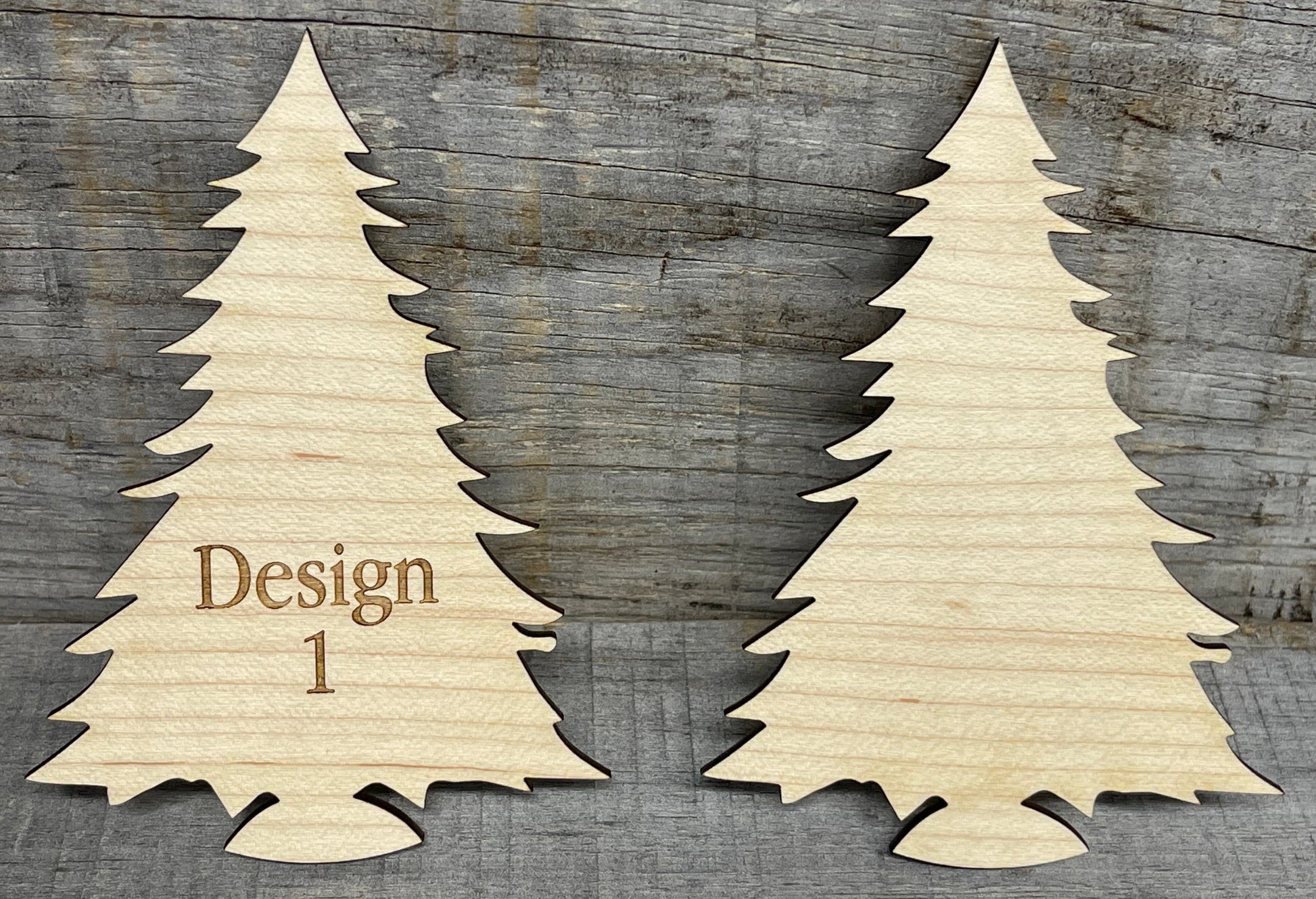 Christmas Tree Blanks - set of 3.