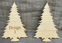 Christmas Tree Blanks - set of 3.