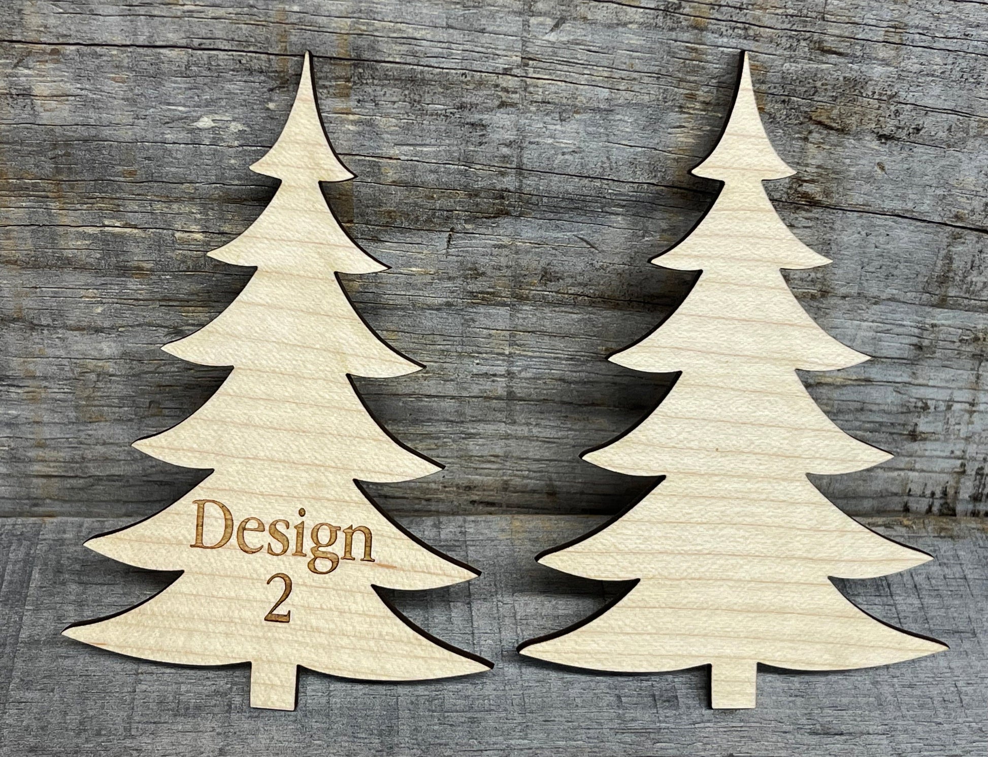 Christmas Tree Blanks - set of 3.