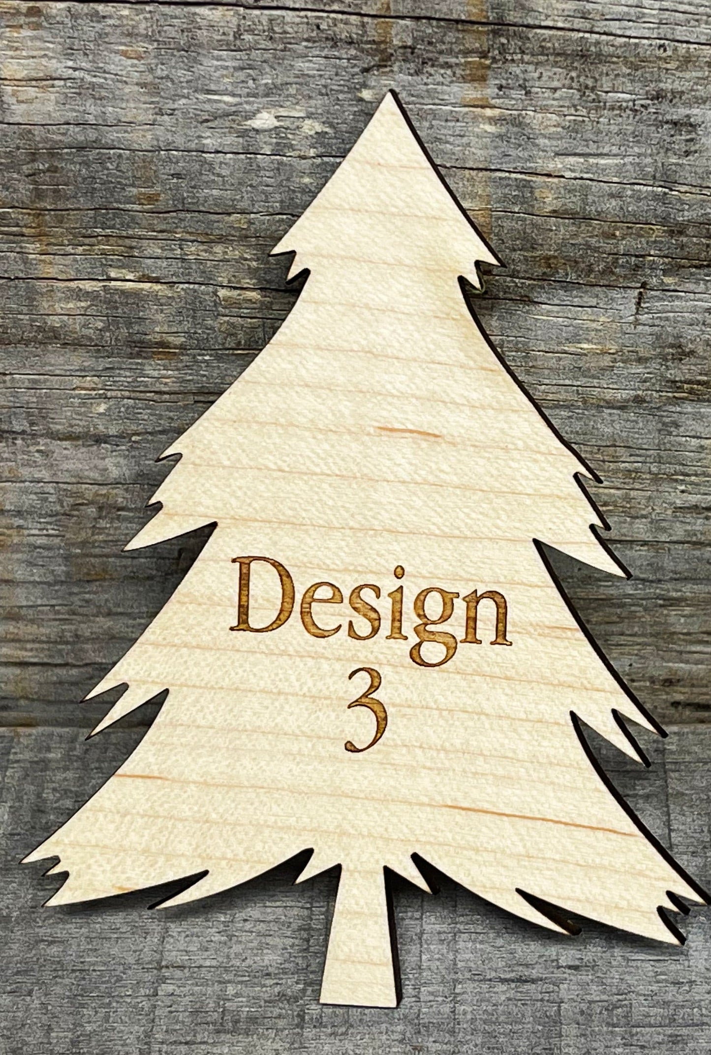 Christmas Tree Blanks - set of 3.