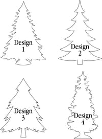Christmas Tree Blanks - set of 3.