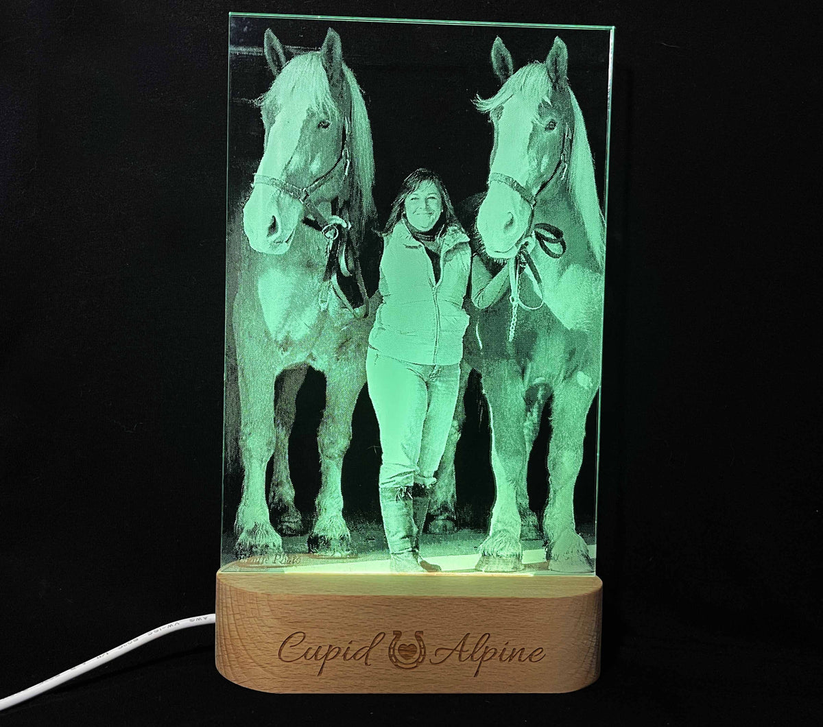 Photo Engraved Light Lamp - 7 Colours.