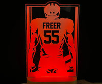 Football Player LED Light Sign - 7 Colours.