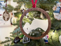 Horse Lovers Custom Ornament.