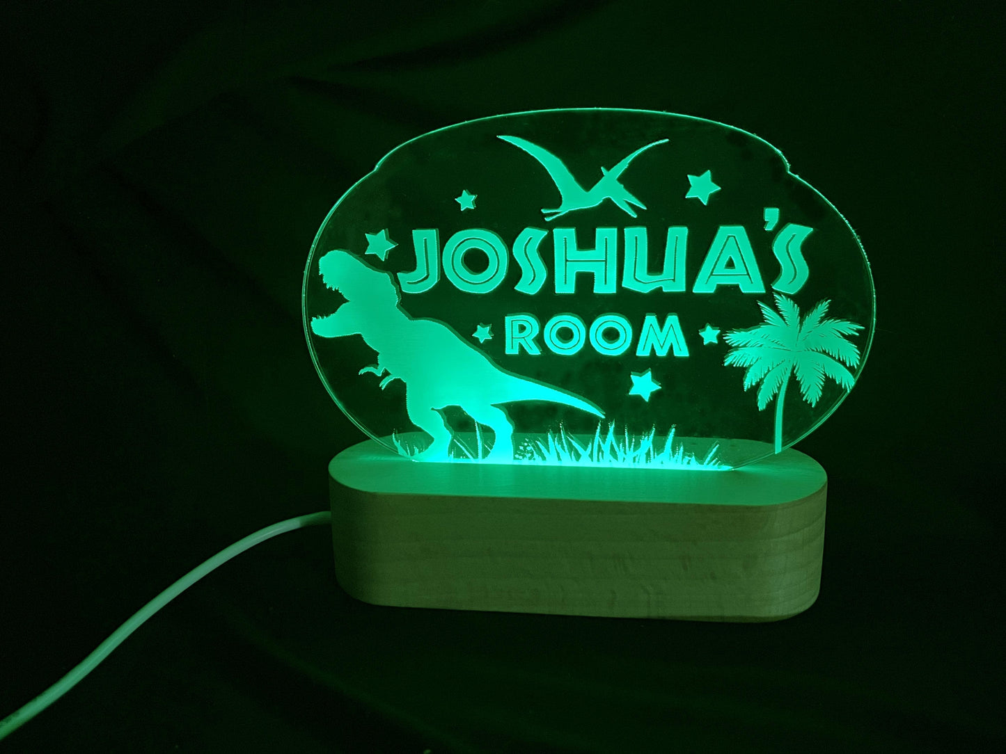 Dinosaur Night Light - 7 Colours.