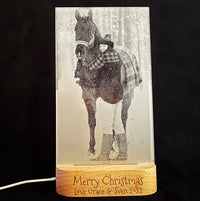 Photo Engraved Light Lamp - 7 Colours.