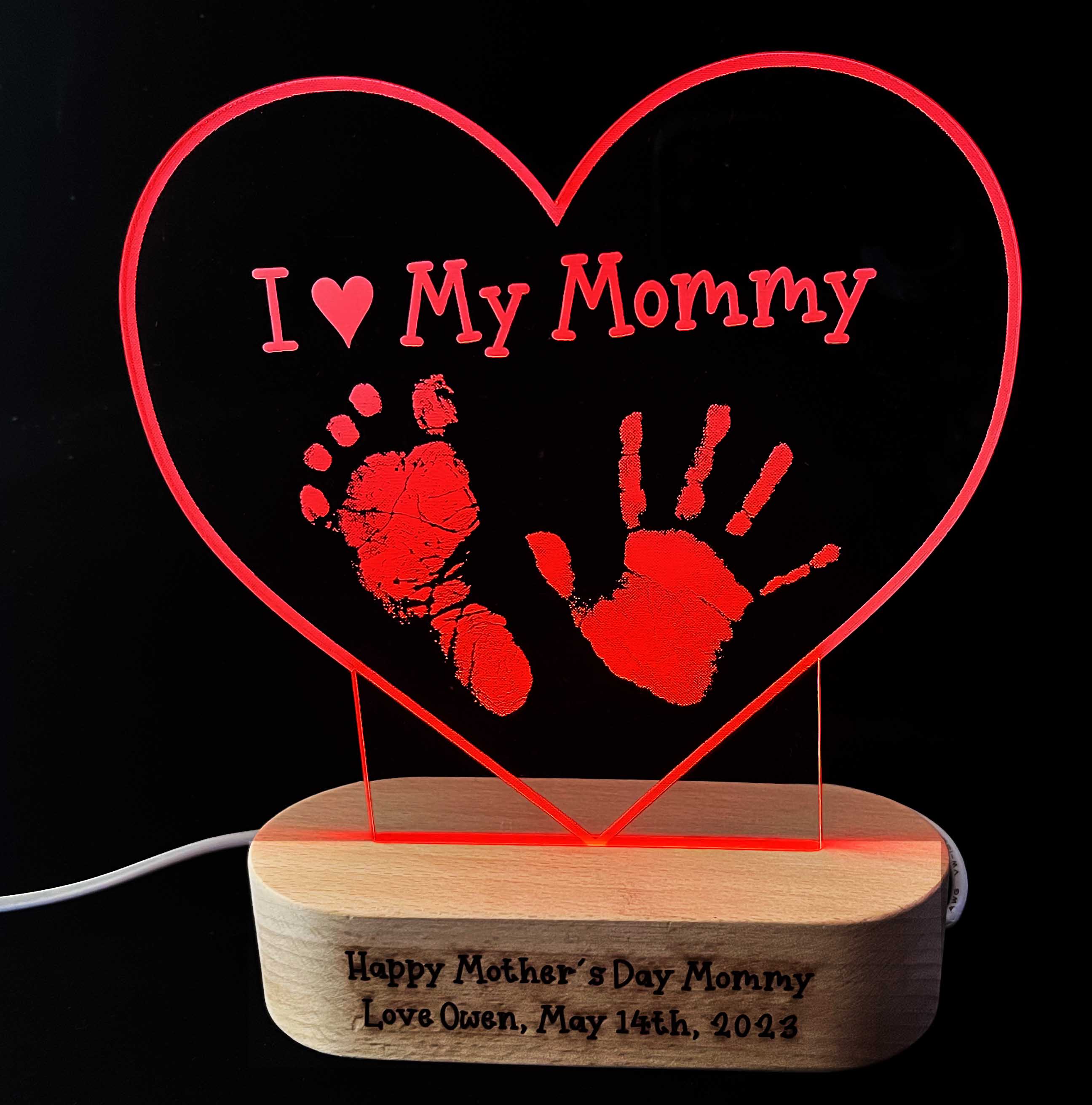I Love My Mommy Light Sign - 7 Colours.