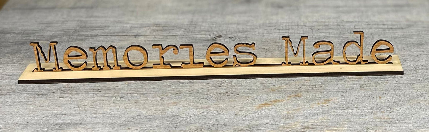 3D Laser Cut Head Table/Desk Name Plates.