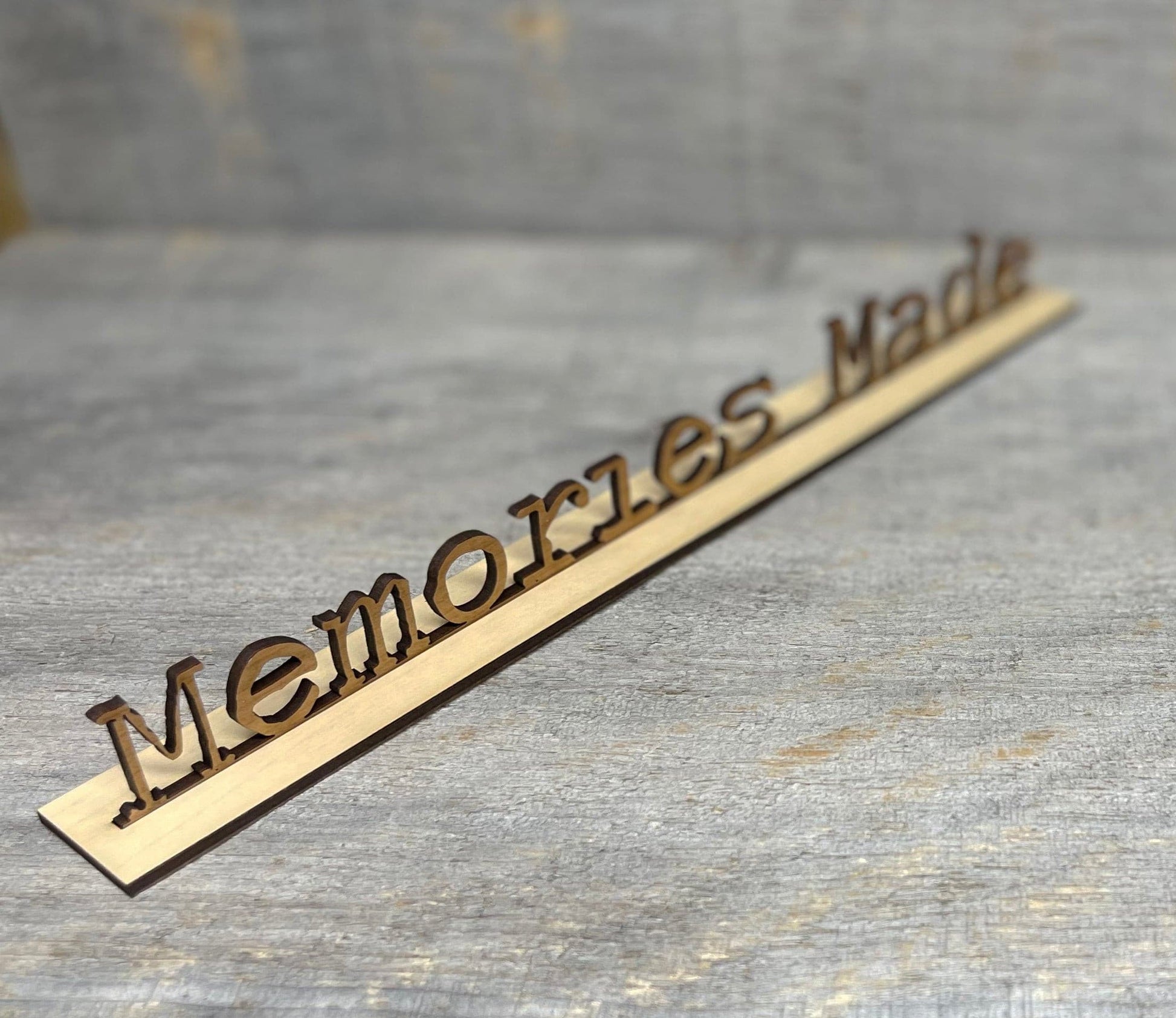 3D Laser Cut Head Table/Desk Name Plates.