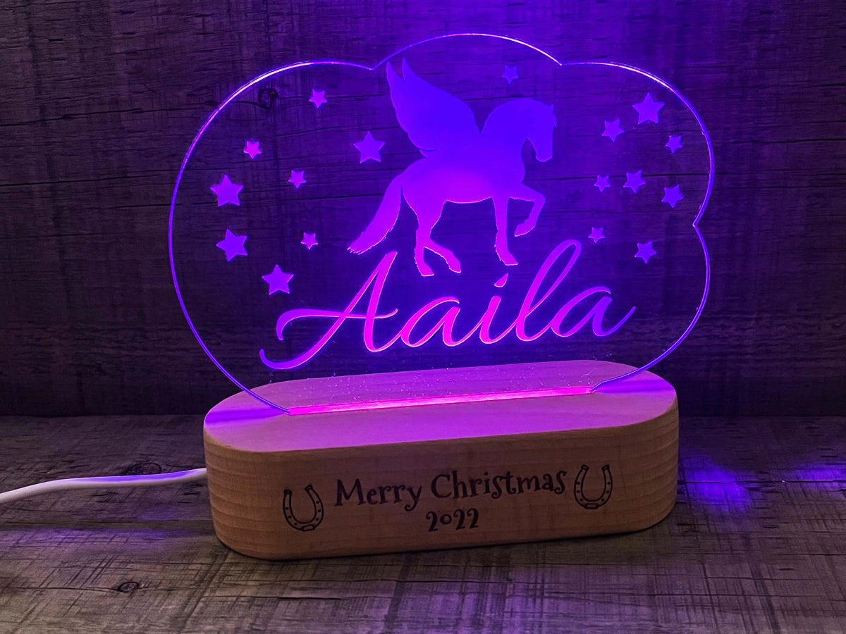 Pegasus Night Light - 7 Colours.