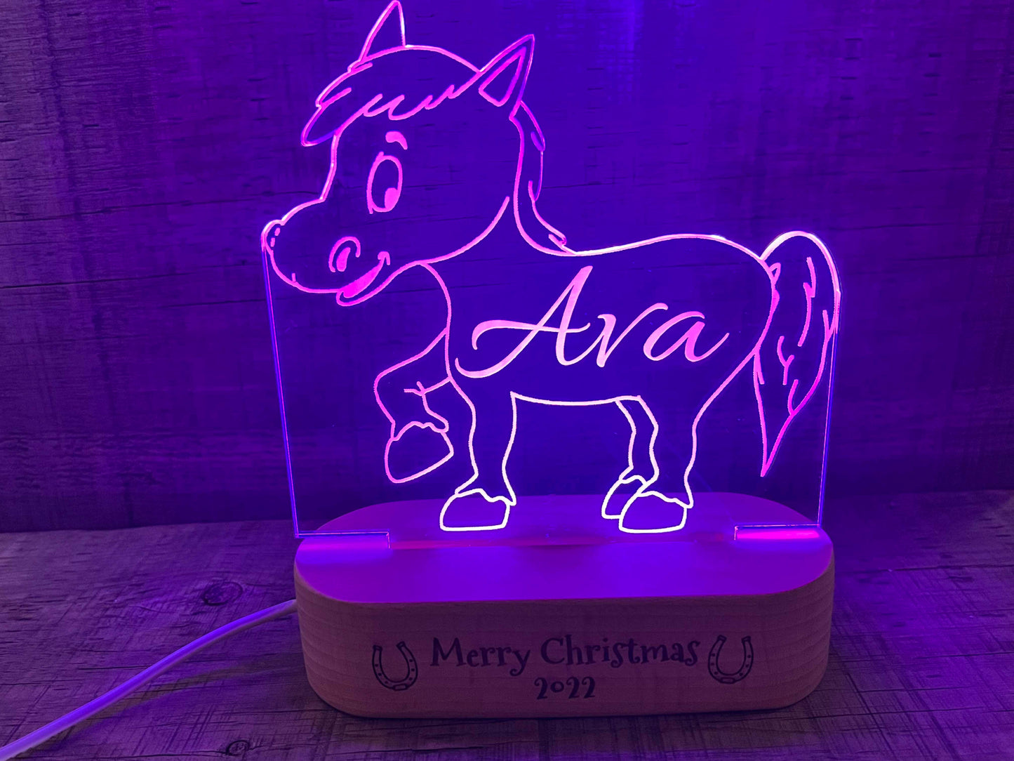 Pony Night Light - 7 Colours.