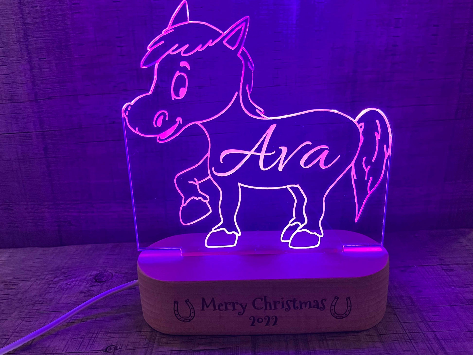 Pony Night Light - 7 Colours.