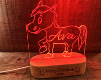 Pony Night Light - 7 Colours.