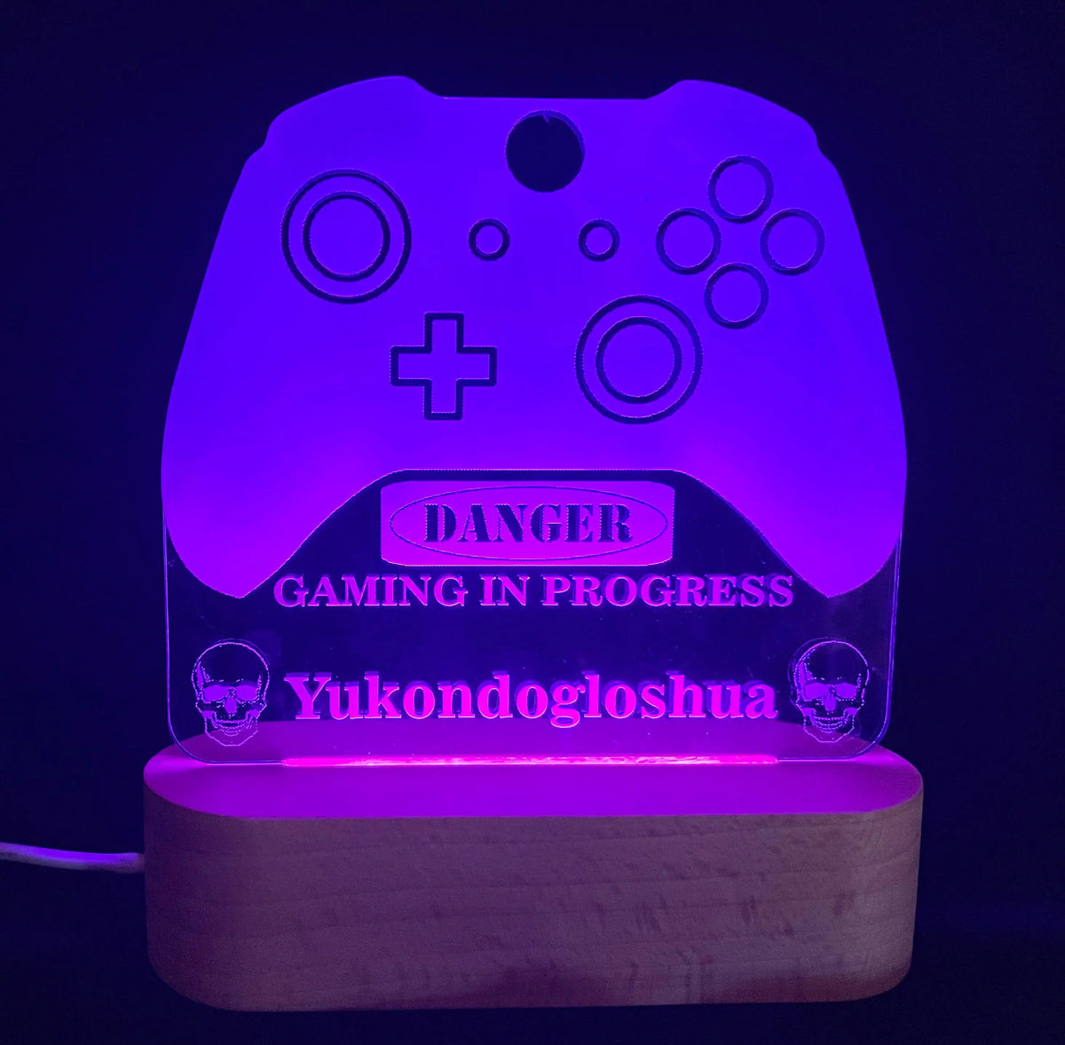 Gamer LED Sign - 7 Colours.