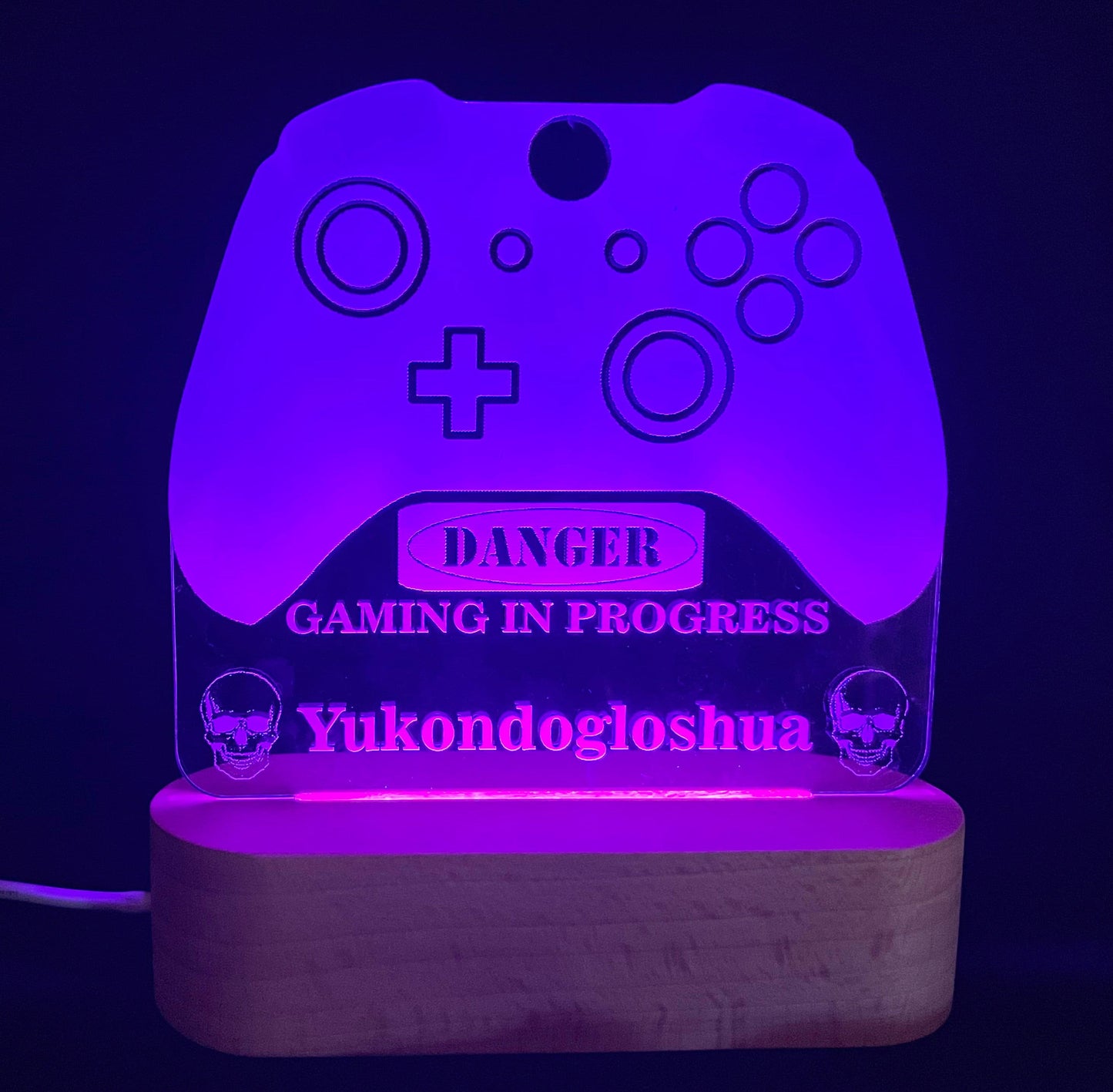 Gamer LED Sign - 7 Colours.