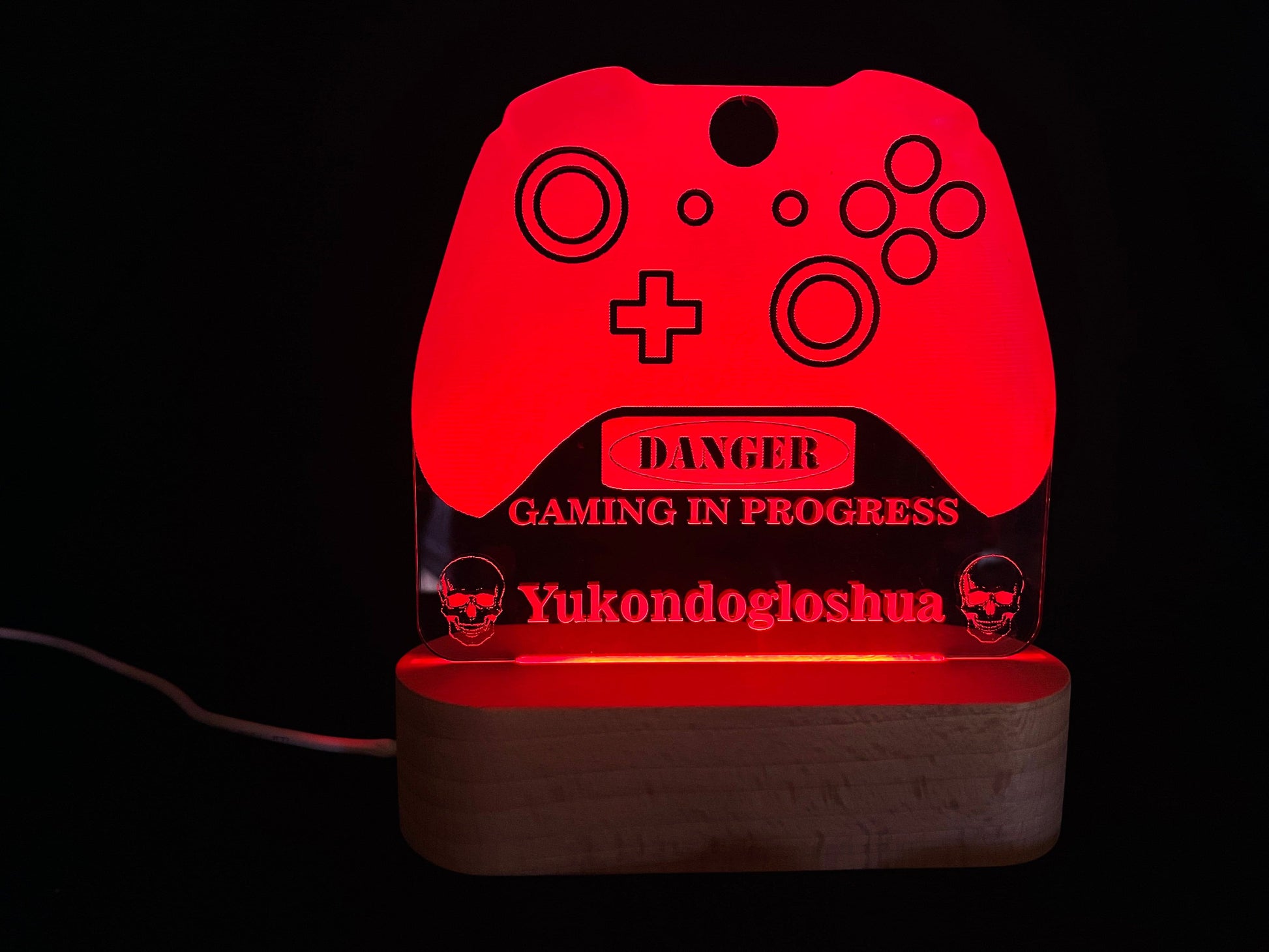 Gamer LED Sign - 7 Colours.