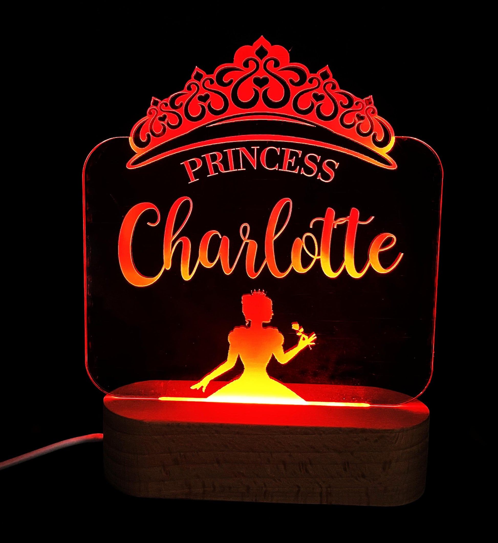 Princess Night Light - 7 Colours.