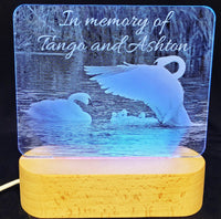 Photo Engraved Light Lamp - 7 Colours.